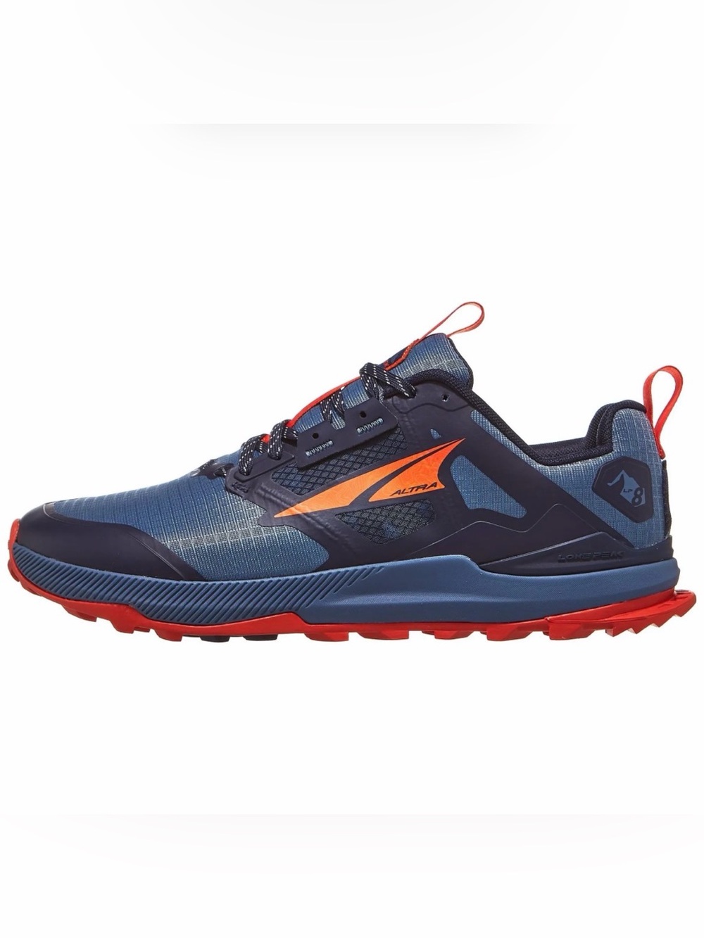 Altra Lone Peak 8 Trail Running Shoes Blue Red Men’s 9
